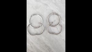 Forged Carbon Steel Bull Cow Nose Ring Rust Resistant Farm Tool 8.5cm 10cm Livestock Traction Clamp