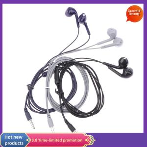 Graceful U19 Smooth Surface Wired Earphones Super Bass 3.5mm Headphones With Built-in Mic Hands Noise Canceling Earbuds Music Headset