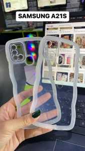 Softcase Gelombang Bening ( SAMSUNG  A21S ) Clear Case Casing Handphone - PGC SHOP
