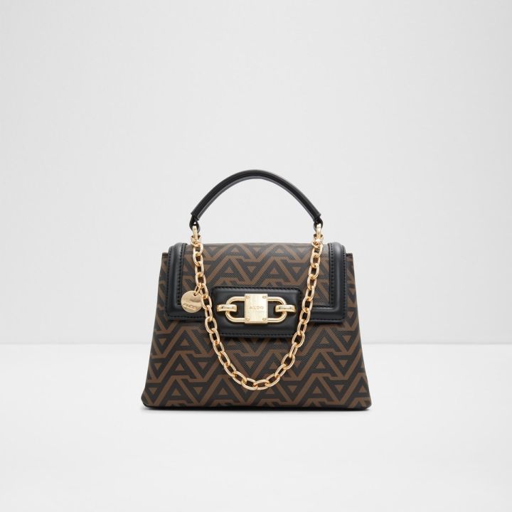 ALDO Womens Top Handle Bag CARONELLE Casual Checked Geometric