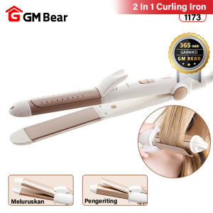 GM Bear Catokan Rambut 2 in 1 1173 - Hair Straightener Professional 2 in 1