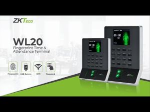 ZKTeco Biometrics Fingerprint Time Attendance Machine WiFi Bundy Clock Time Recorder Punch Card Machine Attendance WL20 (NO APP)