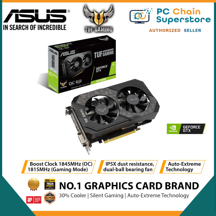ASUS TUF-GTX1660S-O6G-GAMING Gaming Geforce Gtx 1660 Super Tuf