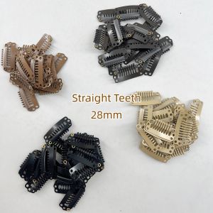 20Pcs Straight Teeth Wig Clips Durable Snap Clips for Wigs Hair Extensions & Womens Hairpiece