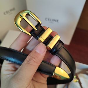 【Gift Box】CE Belt for Women 1.8cm Genuine Leather Belts for Jeans Dress Fashion Accessories for Lady