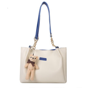 💕Commuter Large Capacity Tote Bag New Style Super Popular Niche Hand-Held Commuter Tote Bag Versatile Shoulder Crossbody Large Bag大容量通勤托特包