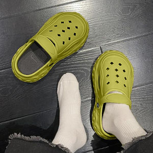 QDshop สุดคุ้ม รองเท้าแตะหัวโตเสริมส้น รองเท้าแตะลำลองดีเทลสวยสุดจึ้งพิ้นหนาน้ำหนักเบา ใส่บายไม่กัดเทาสีทูโทน สวยแบบนี้ไม่มีจะไหวเหรอ