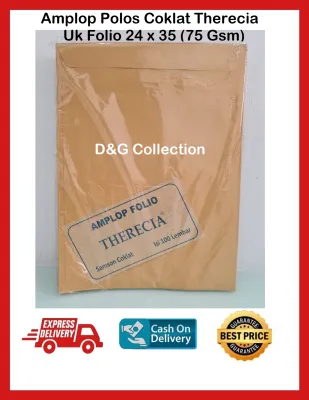 1 PACK AMPLOP COKLAT F4 FOLIO 100PCS / AMPLOP COKLAT FOLIO ISI 100PCS