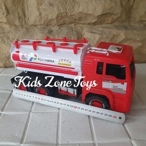 Mainan Anak Mobil Truk Tangki/ Mobil Pertamina / Truck Petronas Tengki