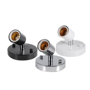 QFV5F ร้านอาหารในร้านอาหาร เอดิสัน หลอดสกรูเกลียว E27 โคมไฟติดผนัง ของเก่าแบบโบราณ ที่ใส่หลอดไฟ ฐานโคมไฟฐาน ซ็อกเก็ตไฟ ตัวยึดซ็อกเก็ตโคมไฟ