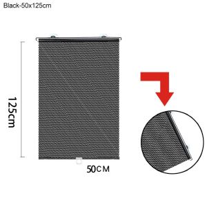 Hodepart CODที่บังแดด ม่านกันแดด ม่านม้วนอัตโนมัติ  ป้องกันความร้อน ม่านบังแดดแบบสไลด์ยืดหดได้ กันความร้อน ใช้งานง่าย