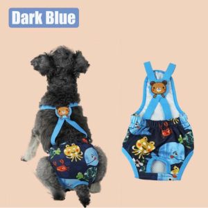 Dog Physiological Pants Washable Breathable Reusable Female Dog Menstrual Panty Pet Sanitary Pant Diaper Underwear