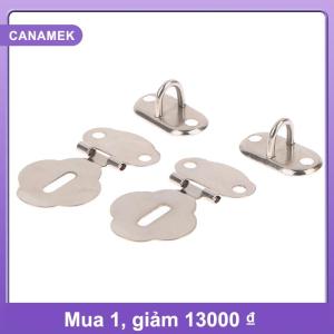 【CANAMEK】 2 cặp khóa bản lề khóa móc khóa kim loại cho hộp trang sức sổ nhật ký