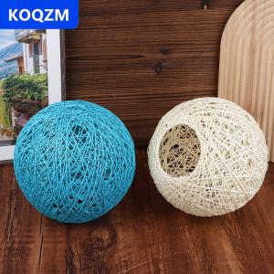 [COD] KOQZM Vòng ngắn gọn dệt tay mây nho bóng mặt dây chuyền Chụp đèn ánh sáng bóng đèn phụ kiện ánh sáng (đường kính 20cm)