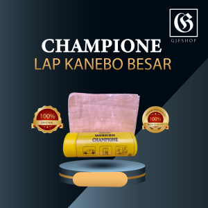 Lap Kain Kanebo Champion Champione UNOKEN Tebal Daya Serap Tinggi 43 x 32 CM High Quality