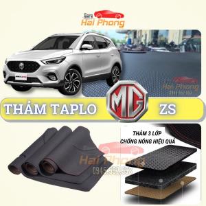 Thảm taplo MG ZS 2021 - 2022 dập vân Cacbon cao cấp chống nóng bảo vệ ô tô hiệu quả