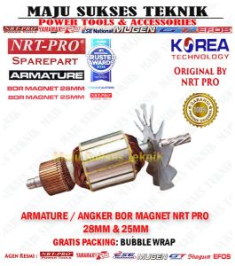 Armature Angker NRT PRO J1C28S J1C25S Mesin Bor Magnet 28mm 25mm Magnetic Drill Press 28 mm 25 mm