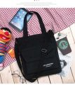 KH Korean Canvas Bag (Design No.31) Cross Body Shoulder Bag 2 Handle Katsa Tote Bag With Strap Handbag. 