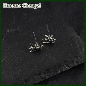Hmeme Vintage Creative Flies Earrings For Women Funny Fly Stud Earrings Party Jewelry Gift