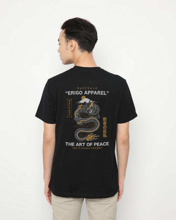 Erigo T-Shirt Graphic Emari Black Kaos Unisex Lazada Indonesia