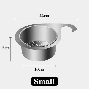 Gbest Stainless Steel Kitchen Swan Sink Drain Basket Hanging Basket Strainer holder organizer rack colander under sink waterproof colander bakul longkang sinki penapis sinki rak sinking dapur 沥水架 沥水置物架