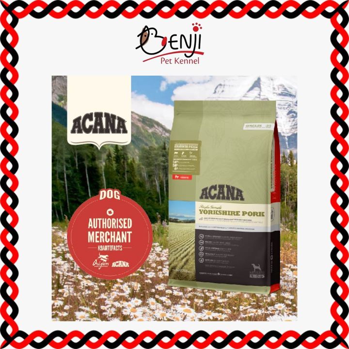Acana Yorkshire Pork Dog Dry Food 11.4kg Lazada Singapore