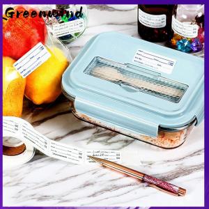 【Greenwind】 500pcs/roll Kitchen Sticker Refrigerator Freezer Food Storage Date Content Label