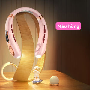 Quạt Đeo Cổ Không Cánh 5 Mức Độ Gió Pin 10000mAh Sạc Điện Thiết Kế Nhỏ Gọn Mang Theo Tiện Lợi L29