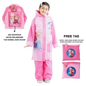 JAS HUJAN ANAK JAKET CELANA MOTIF KARAKTER LUCU | JAS HUJAN ANAK CEWE COWO