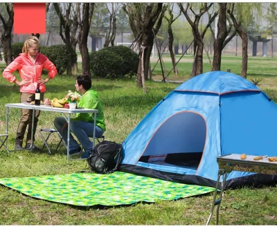 *SG seller* Automatic Open Tent(1-2 person) Single doors Instant Portable Outdoor Beach Tent Hiking Family Camp Anti UV Camping Tent