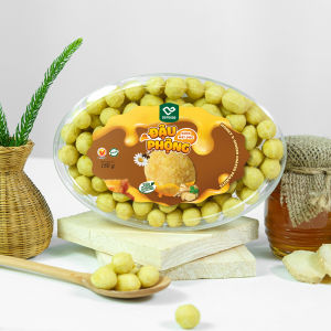 Đậu Phộng Gừng Mật Ong Oval 160g/ DGfoods/ Haccp/ ăn chay đặc sản Cần Thơ quà tặng ăn kiêng organic dinh dưỡng thực phẩm bổ sung khai vị hạt điều bình phước màu tự nhiên màu thực vật