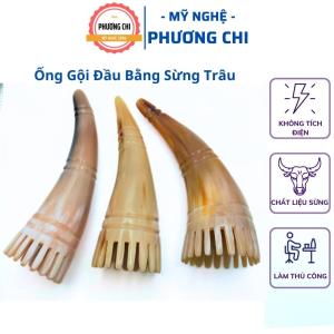 Lược sừng gội đầu ấn huyệt dưỡng sinh spa ống mát xa đầu ấn huyệt - Mỹ Nghệ Phương Chi