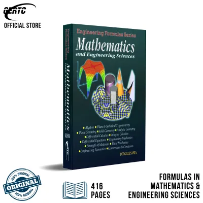 Engineering Formulas Series: Mathematics and Engineering Sciences (Math Formulas) - Official Civil Engineering Review Book by DIT Gillesania - GERTC Official Store