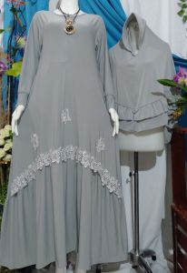 Syari RP maxi /gamis syari i set hijab