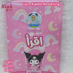 IQRO Milenial QR Code Fullcolor Iqro Warna Resleting Kaleb Sleting Zipper Custom Nama Foto Di Pin hadiah Kado Ulang Tahun Anak