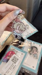 Anime Alien Stage Keychain Luka Ivan Till Mizi Hyuna Sua Key Chain Game Accessories Backpack Pendant