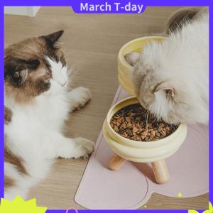 March Vật nuôi cho ăn Pad Silicone vật nuôi cho ăn chó mèo bát thức ăn Mat không dính không thấm nước thức ăn vật nuôi cho ăn Pad vật nuôi cung cấp phụ kiện