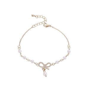 【Bestella✨COD】Gelang Wanita Mutiara Ikatan Simpul Hadiah Aksesoris Perhiasan Fashion Korea