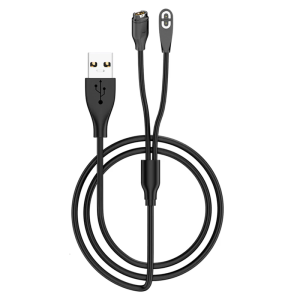 2 in 1 Magnetic USB Charging Cord for 2pin Headphones/for 4pin Smartwatches Rapid Power Delivery Portable