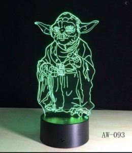 STARWARS -R2D2/Darth Vader/BB8/Storm Trooper/Millenium Falcon/Tie Fighter 3D Acrylic LED Night Lamp
