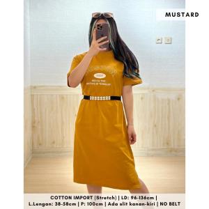 4897 Best Cotton Import Midi Dress