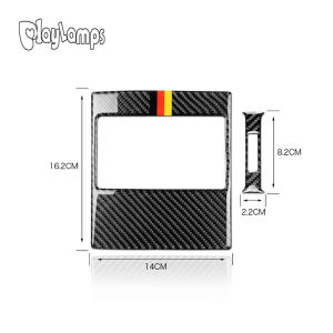 Tấm Bọc Bảng Điều Khiển Tay Vịn Cho Mercedes Benz W204 W212 C Class E Class Phụ Kiện Ô Tô Nội Thất Đa Phương Tiện Bằng Sợi Carbon Tạo Kiểu Cho Xe Hơi