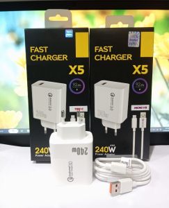 Charger For POC0 X5 240W Power Adapter Support Fast Charging