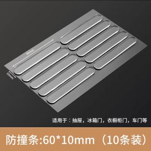 OHHDEER Transparent Self Adhesive Buffer Pads Silicone Door Stopper Cabinet Bumpers Wall Protector Anti Crash Sticker