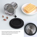 Tea Infuser Tea Strainer - Extra Fine Mesh Tea Strainers Tea Infusers For Loose Tea, Stainless Steel Tea Steeper Tea Diffuser With Large Capacity Tea Basket And Lid, Fits Teapots, Mugs, Cups. 