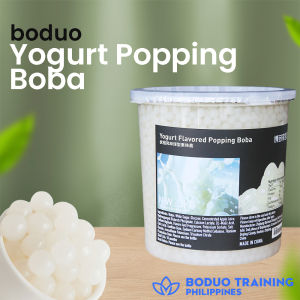Yogurt Popping Boba 3KG | Popping Boba Pearls for Milk Tea Fruit Tea Juice & Dessert Toppings