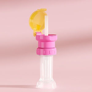HamshMoc universal child Straws cover Reusable Water bottle conversion spout Accessories Anti-choking portable Bottle tops for children Drinking Artifacts