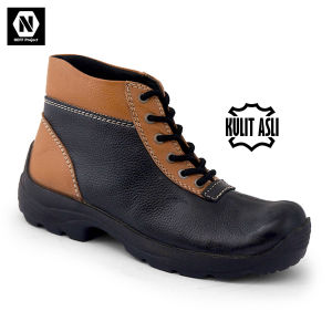 NEFF / Sepatu boot pria kulit asli / Tracking hiking traveling touring motoris adventure BSC 709