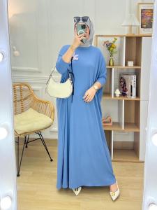 GAMIS WANITA MUSLIM KAOS KNIT // GAMIS MEWAH DAN ELEGANT TERBARU TERLARIS (COD)
