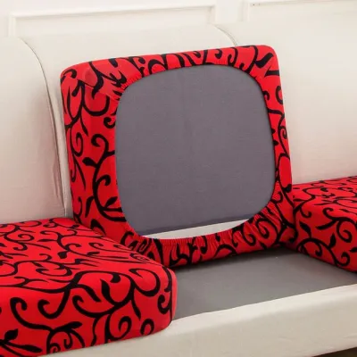 Printed Sofa Cushion Cover Elastic for Living Room Corner Couch Cover Stretch 1/2/3/4 Seater Elasticity Sofa Case Seat Slipcover